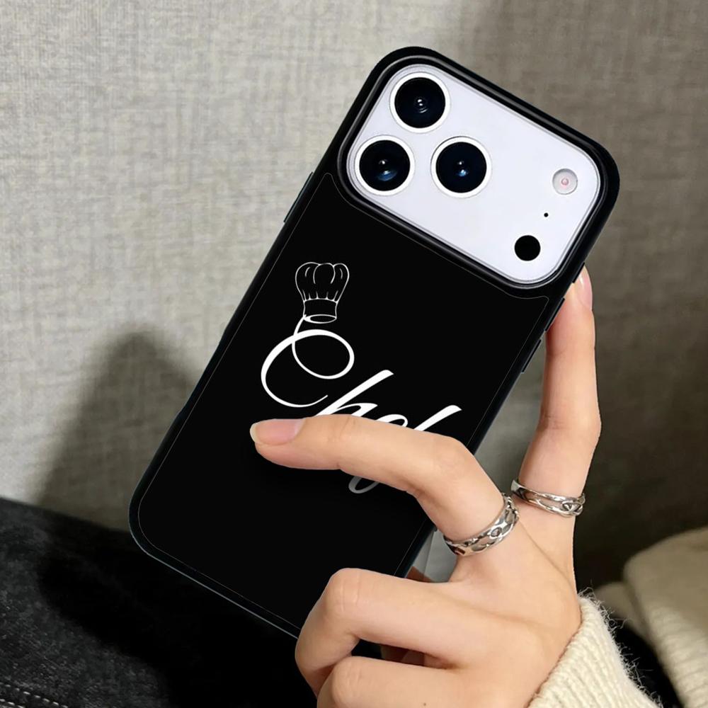 Capa Case for iPhone 17 Air 16 Pro Max 15 Plus 11 13 Mini 14 12 Back Phone Cover Love Baking Chef Knife soft