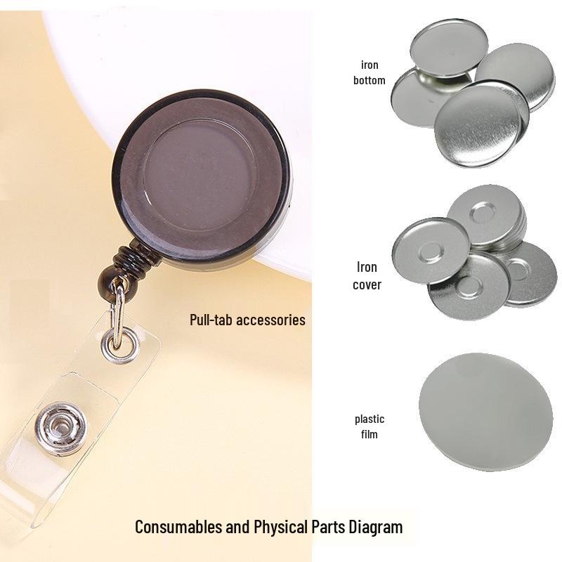Retractable Anti-Lost Badge & Keychain Lanyard with Pull-Out Card Holder