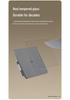 International Electric Gray Smart Switch: Whole-House Voice and Mobile Control, Bluetooth Live/Neutral, Mijia APP Compatible.