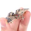 Rhinestone Bee Insect Brooches Vintage Metal Pin Scarf Clip Clothes Accessories