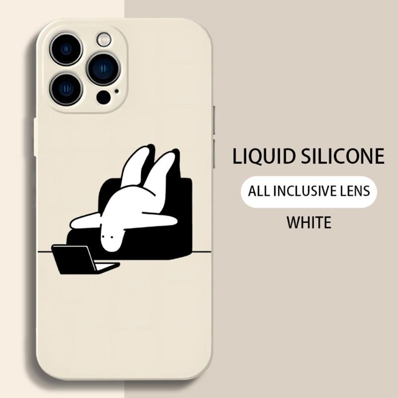 Minimalist Style Hand Drawn Phone Case For IPhone 14 13 11 12 Pro MAX Mini 6 7 8 Plus X XR XS MAX SE 2020 5 Silicone TPU Cover
