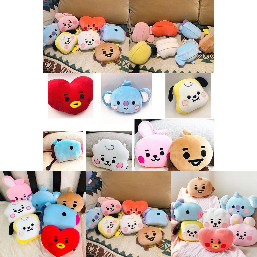 High Quality Bts Cushion With Signature Character Design