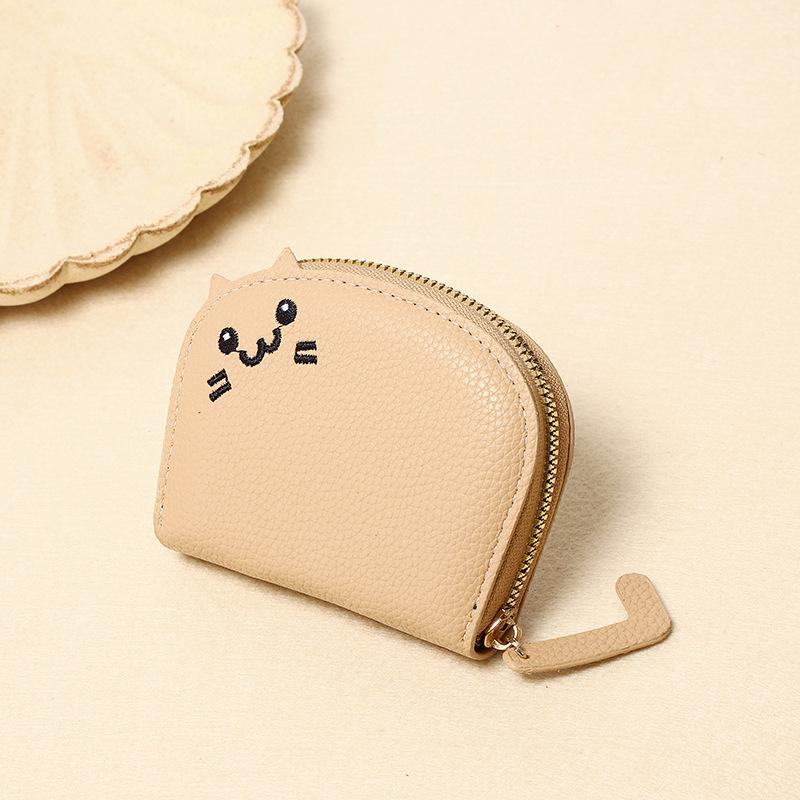

Cute Cat Card Holder for Women 2024, Small, Multi-Card Slot, High-End Cartoon Coin Purse 10x2.5x9 cm