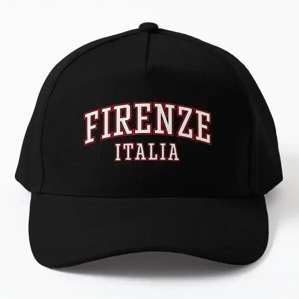 

Firenze Italia Florence Italy Souvenir Baseball Cap Hat Outdoor Mens Czapka Fish Boys Solid Color Casual Bonnet Black