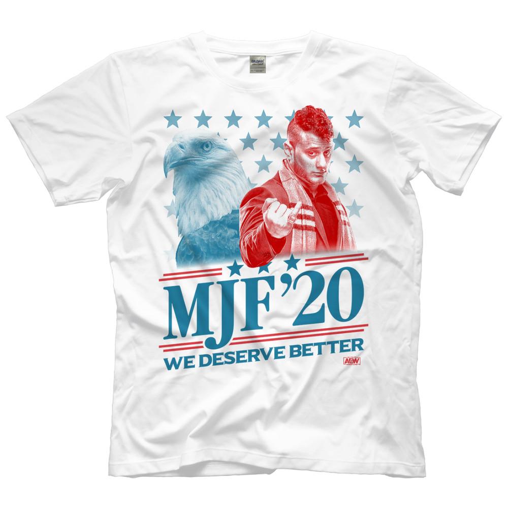 MJF  We Deserve Better AEW Official TShirt Unisex T-Shirt XL