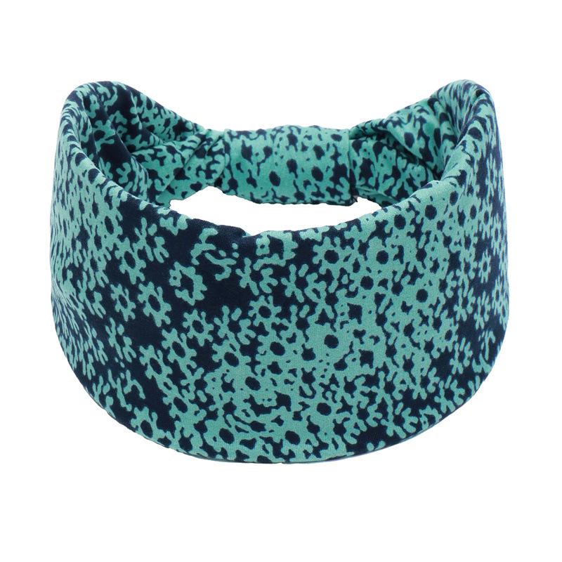 Bohemian Cashew Yoga Übung Stirnband Anti Schweiß und Feuchtigkeit Absorbieren Elastische Baumwolle Stirnband Knoten Stirnband