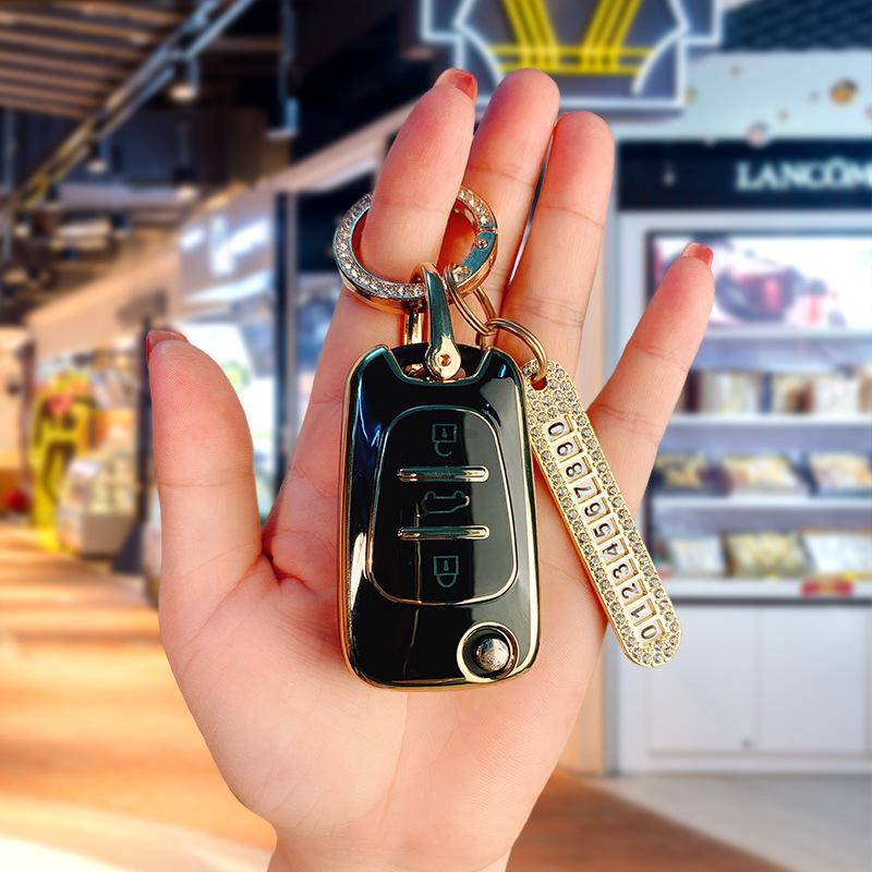 TPU Key Cover for Hyundai Sonata 8/Elantra - Premium Car Key Protection
