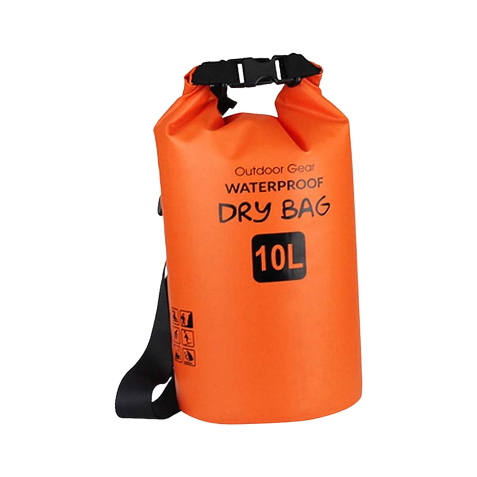 Waterproof Dry Bag Keeps Gear Dry Kayak Float Bag for Outdoor Hiking Beach оранжевый