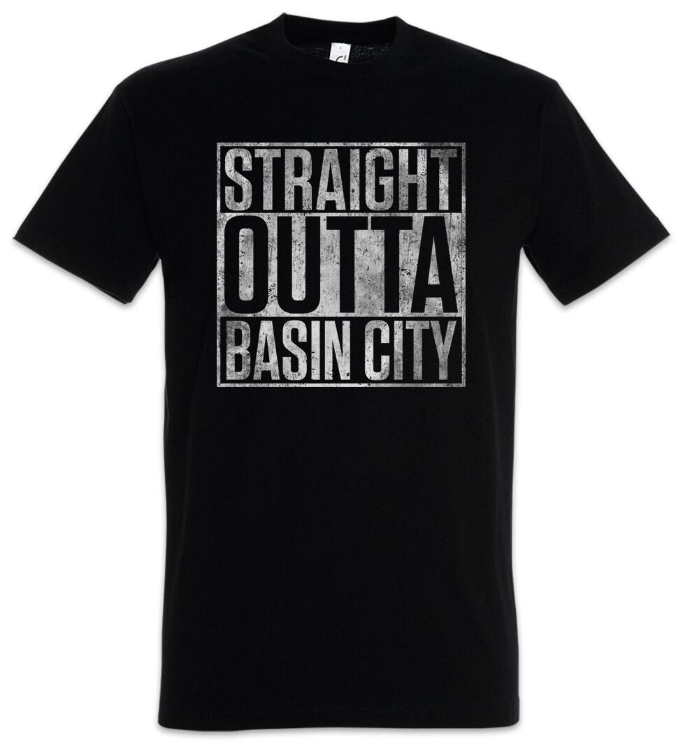Straight Outta Basin City Men s T-Shirt Sin Fun TV City John Hartigan Dwight L