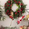 Santa Clause Ornament Christmas Tree Resin Santa Hanging Decoration For Holiday Party Decoration Indoor and Outdoor Use