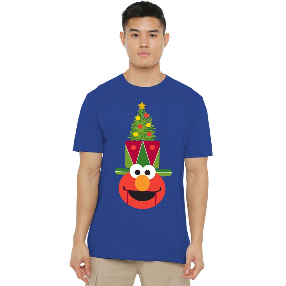 Sesame Street Unisex Adult Elmo Nutcracker Christmas T-Shirt