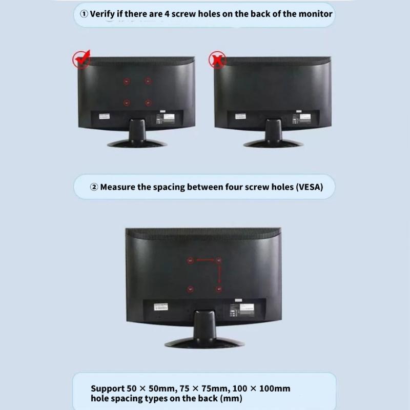 Tv Wall Mount Wall Hanging Rotate TV Arm LCD Screen Wall-Mounted Bracket Screen Stand Quiet 10KG Load