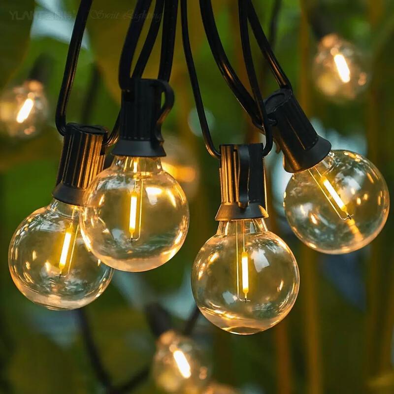 Oeny G40 Solar Powered Outdoor LED String Lights