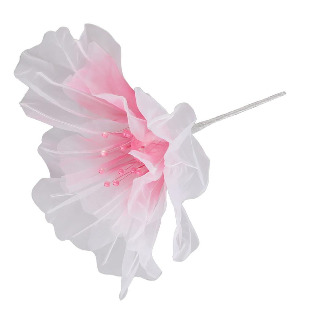Gauze Flower 19.7in Diameter Soft Bright Colors Light Reusable Handcrafted Organza Flower for