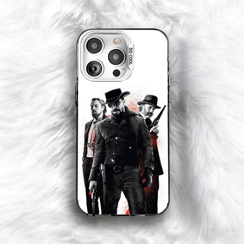 

D-Django Printed Phone Case For iPhone 16 17 15 14 12 13 Pro Max Black Color Shockproof Cover iPhone15pro