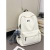Korean version couple simple large-capacity backpack leisure commuter college student schoolbag niche light travel backpack women