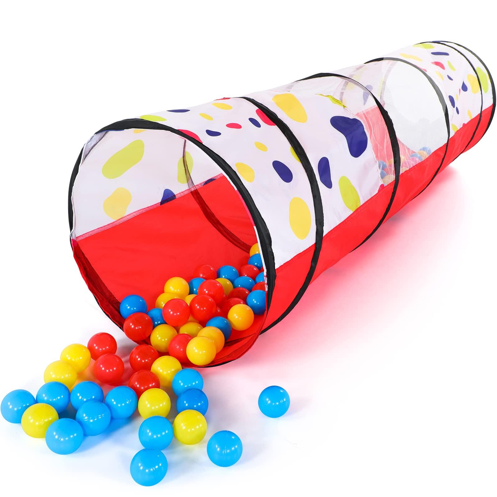 

Стильный туннель для игр в помещении для малышей и туннель с шариками Включает хранение Идеальный подарок для и малыша Развивающая игрушка для ролевых игр Детская палатка, туннель, палатка,