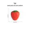 1pc Oversized Strawberry Squeeze Toy, Realistic Stress Relief Ball, Creative Decompression Gadget