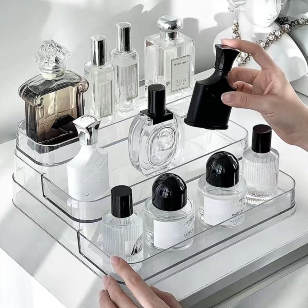 3 Tier Desktop Shelf Cosmetic Aromatherapy Bathroom Makeup Organizer Multifunctional Space Saving Toy Display Rack Home