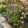 Sturdy Vertical Frame for Climbing Flowers Vintage Umbrella Garden Trellis, Metal Plant Support, Shape Style Trellis Roses Vines Clematis,