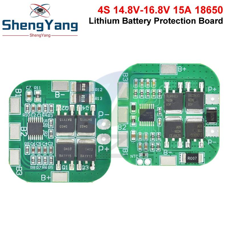 1/5PCS 4S 14.8V / 16.8V 20A peak li-ion BMS PCM battery protection board bms pcm for lithium LicoO2 Limn2O4 18650 li battery