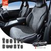 YZ For Tesla Model YL Car Seat Cushion Linen Ice Silk Four‑Season Breathable Seat Backrest Pad Seat Protector 2026 Accessories