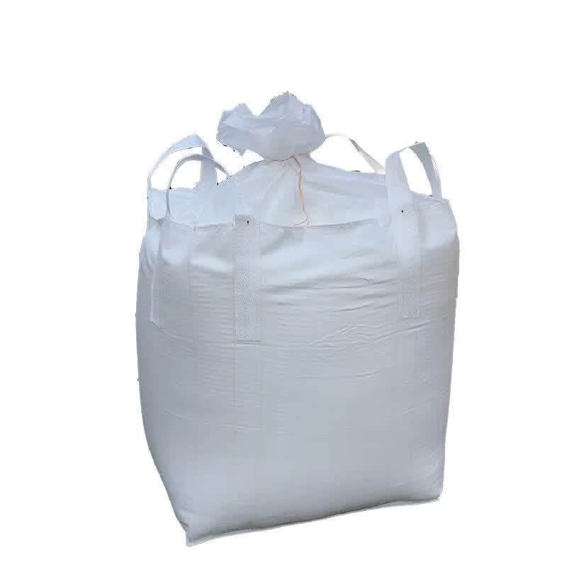 White FIBC Bulk Bag with 4 Lifting Loops