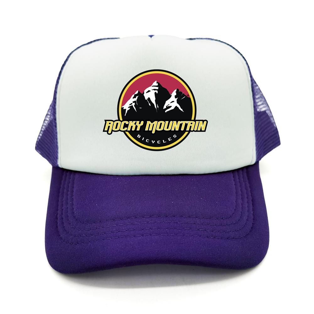 Rocky Mountain Bike Trucker Cap Unisex Funny Rocky Mountain Hat Baseball Cap Cool Summer Unisex Mesh Net Caps