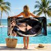 Pieck Fashion Beach Towel: Ideal for Summer Adventures Soft, Absorbent and Quick Drying Suitable for Swimming and Bathing