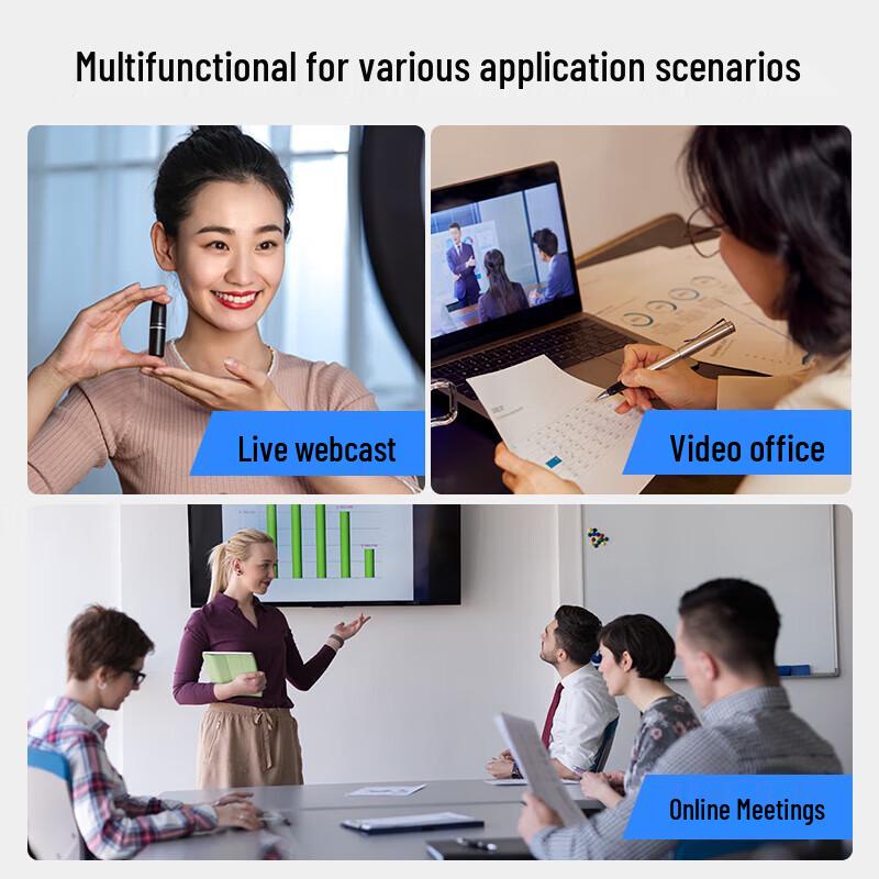 Aoni A3000Pro 4K AI Smart PTZ Webcam with Microphone