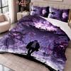 Solo Leveling 3Pcs Bedding Set Duvet Cover With Two Pillowcases For Bedroom Home Decoration