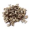 200pcs Unpainted Wooden Letters Brown DIY Decorations Wood Handmade DIY Wooden Alphabet  DIY Crafts