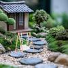 TOYANDONA Mobili in Miniatura per Casa delle Bambole Sedia a Dondolo Modello a Dondolo in PLA Accessorio Gioco Interattivo Decorazione Cortile Casa delle Bambole Il Mio