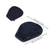 Motorcycle Cushioned Seat Pad Cushion Honeycomb Contoured for Motorcyclists
