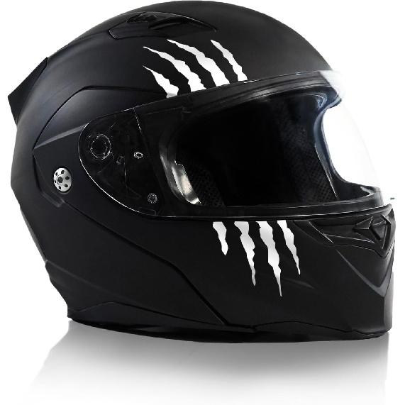 Waterproof Motorcycle Fuel Tank Scooter Body Vinyl Decals Refit Durable Decoration Monster Claw Scratch Racing Helmet Stickers