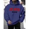 Atlanta Feorgia Atlanta Feorgia Druck Männer Sweatshirt Harajuku Casual Hoody Mode Lose Hoodie Vintage Fleece Tops