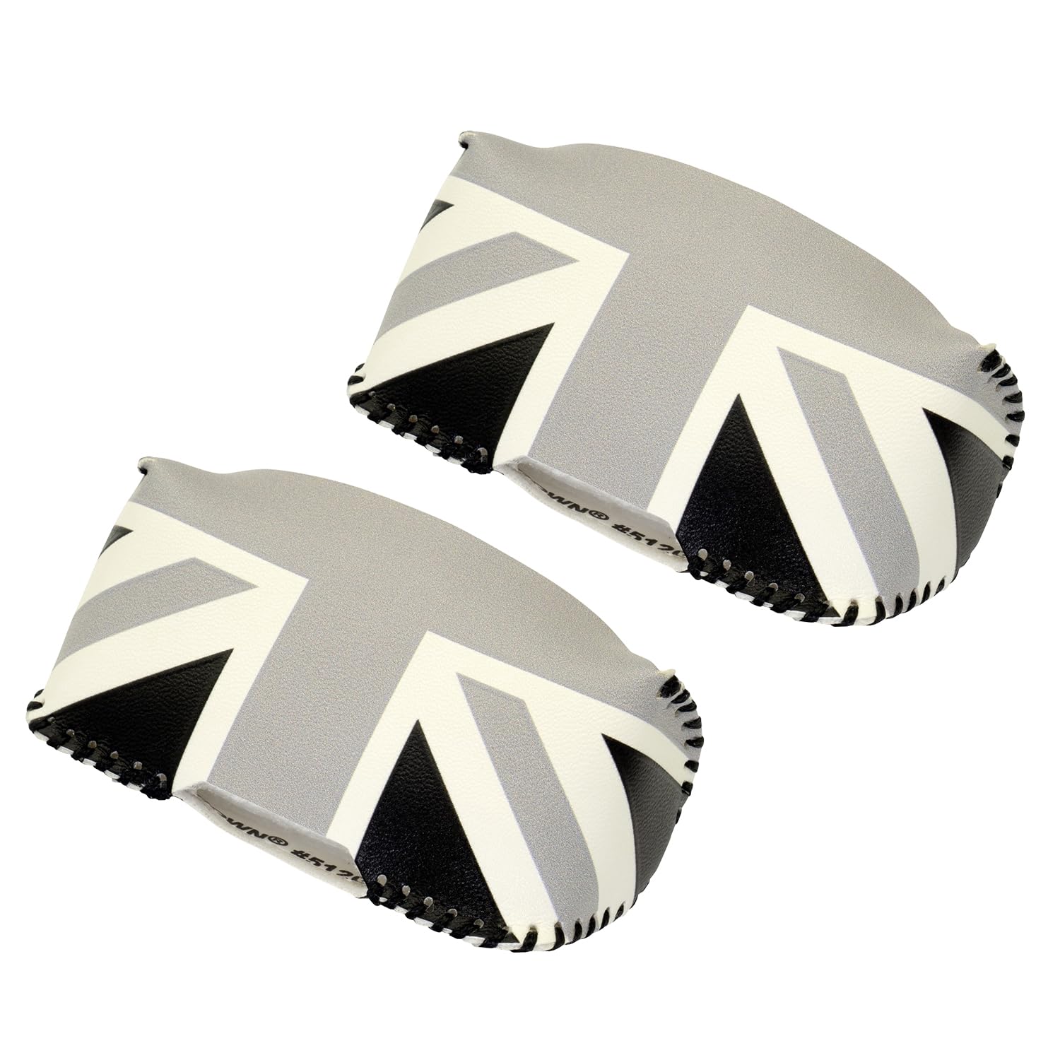 

SKYBELL Seat Belt Buckle Covers for BMW MINI Mini Cooper F54 F55 F56 F57 F60, 2-Piece Set, Synthetic Leather (Black Jack [B])