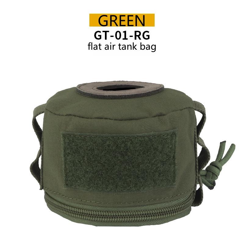Gas Canister Cover Bag Outdoor Camping Gas Tank Protective Case Protector Wrap Portable MOLLE Webbing YKK Zipper Smoothly Pulls