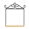 Hummingbird Swing And Perch Rustic Metal Frame Birds Swing with Wood Perch Hanging Parrot Perch for Outdoor Garden Patio Balcony