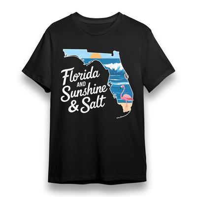 Herren T-Shirt mit Sunlit Escape Grafik Unisex Schwarz 100% Baumwolle Übergröße T-Shirt