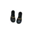 Spring new loafers women's small gold coins with retro British style small leather shoes women's versatile women's shoes