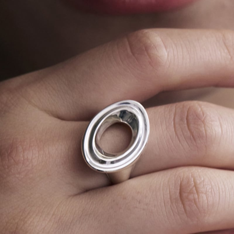 Ohuuu Red Inkstone Ring