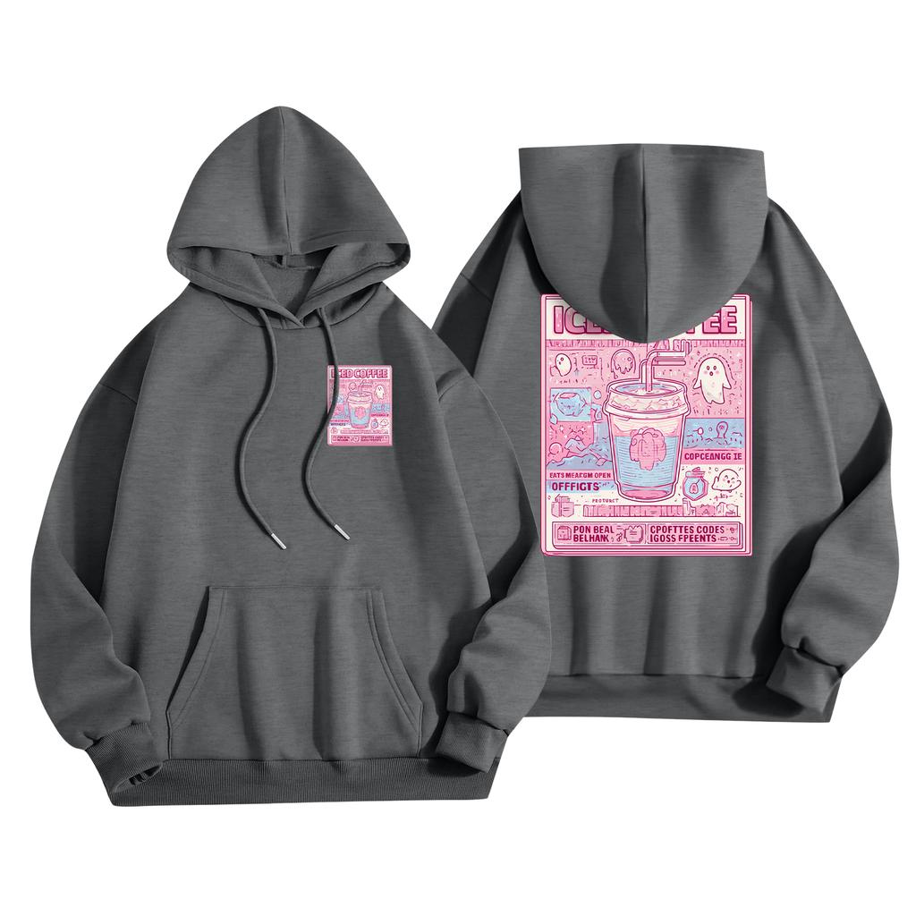 Children's Casual Fashion Halloween Print Long-Sleeved Hooded Sweatshirt