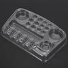 10pcs Disposable Plastic Tattoo Cartridge Needles Holder Stand Transparent Tray Tattoo Accessory