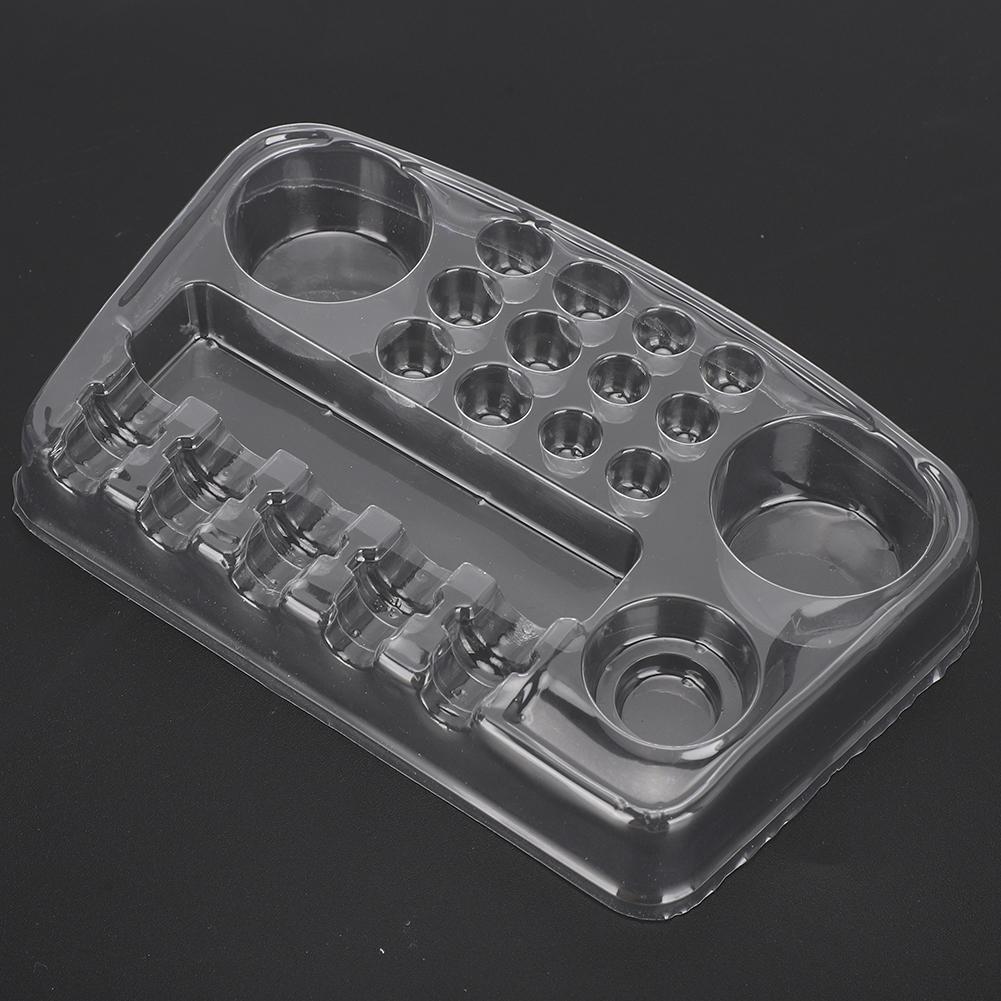 10pcs Disposable Plastic Tattoo Cartridge Needles Holder Stand Transparent Tray Tattoo Accessory