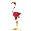 Pflanzgefäß für Außenpflanzen Rosa Flamingo Metall-Pflanzgefäß Flamingo Pfauen Geschenk für Frauen Außen-Pflanzgefäß Flamingo Dekorationen