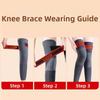 Cold-proof Warm Knee Pads Windproof Elastic Thick Knee Protector with Straps Wraps Leg Thermal Leg Warmers Old Cold Legs
