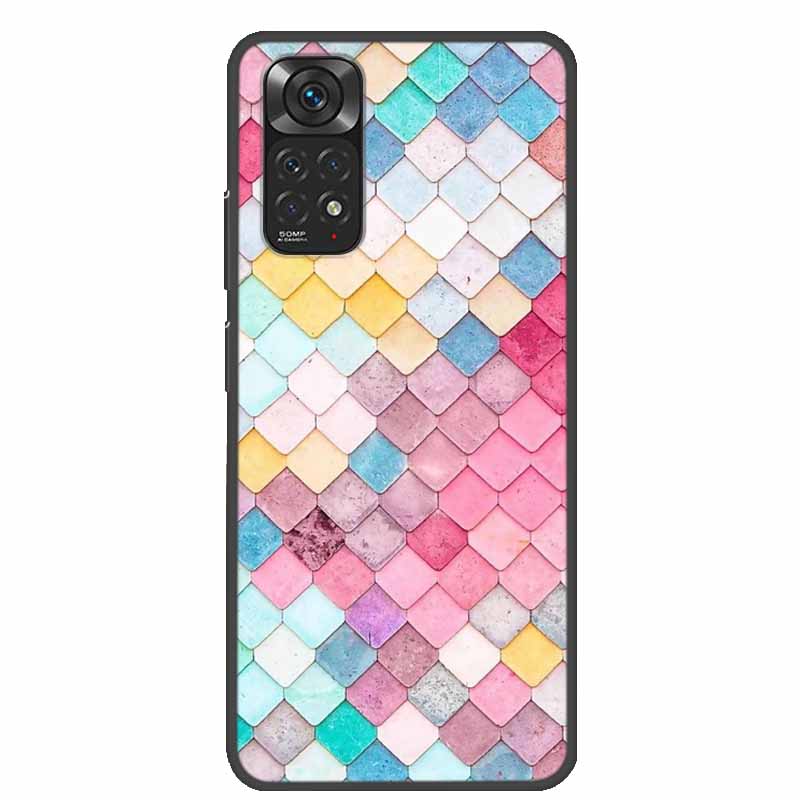 For Redmi Note 11 Cases Note11s Painted Soft TPU Silicone Phone Cases for Xiaomi Redmi Note 11 Pro 5G Cover Coque Note11s 4G Bag