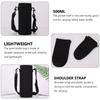 500 ML Bottle Bag Portable Pouch Water Carrier Neoprene Holder Travel Tote Bags on Foot
