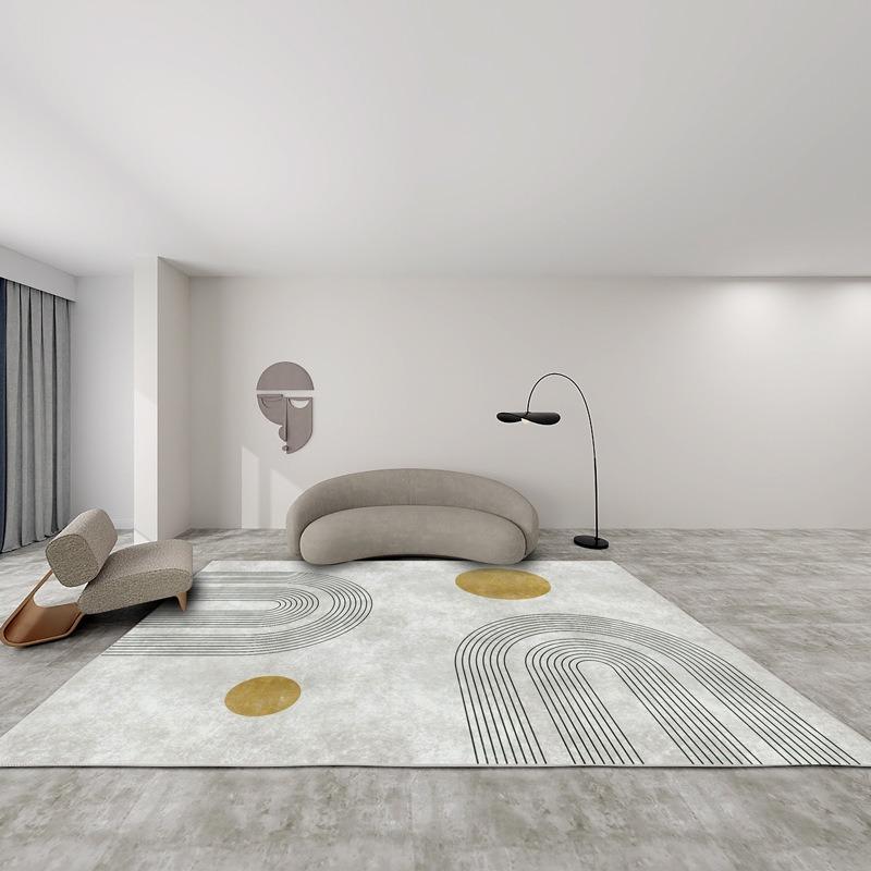Modern Simple Design Printing Carpet for Bedroom Living Room Decor Home Hotel Entrance Doormats Kitchen Lounge Washable Area Rug